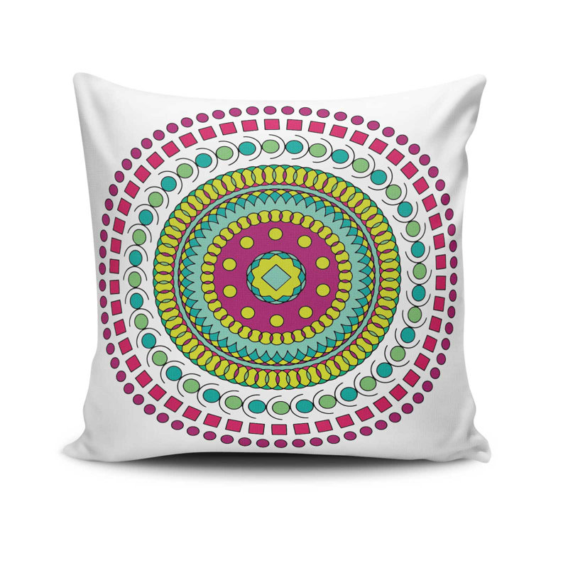 Ododa Indoor / Outdoor Geometric Square Cushion