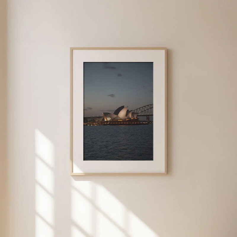 Sydney Travel Print 1, 60cm H x 42cm W