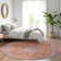 Machine Washable Indoor/Outdoor Claudian ACN1651 Orange Rug
