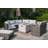 10 - Person Patio Conversation Set with Cushions