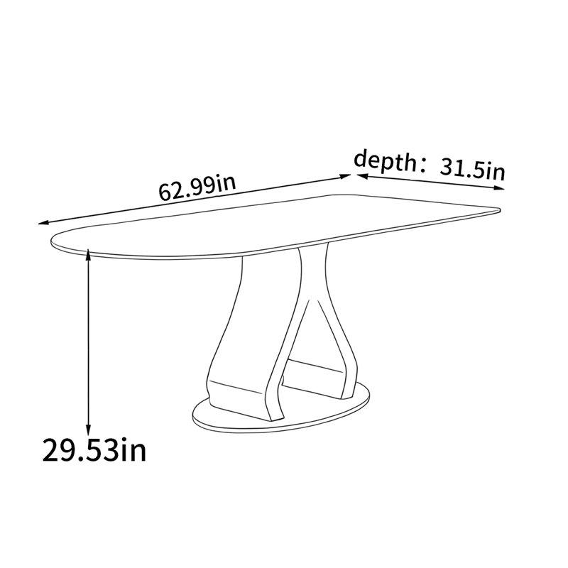 Carrera, 29.53"H x 62.99"L x 31.5"W