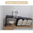 Makeup Vanity with Light mirror,3 drawers,Power Outlet