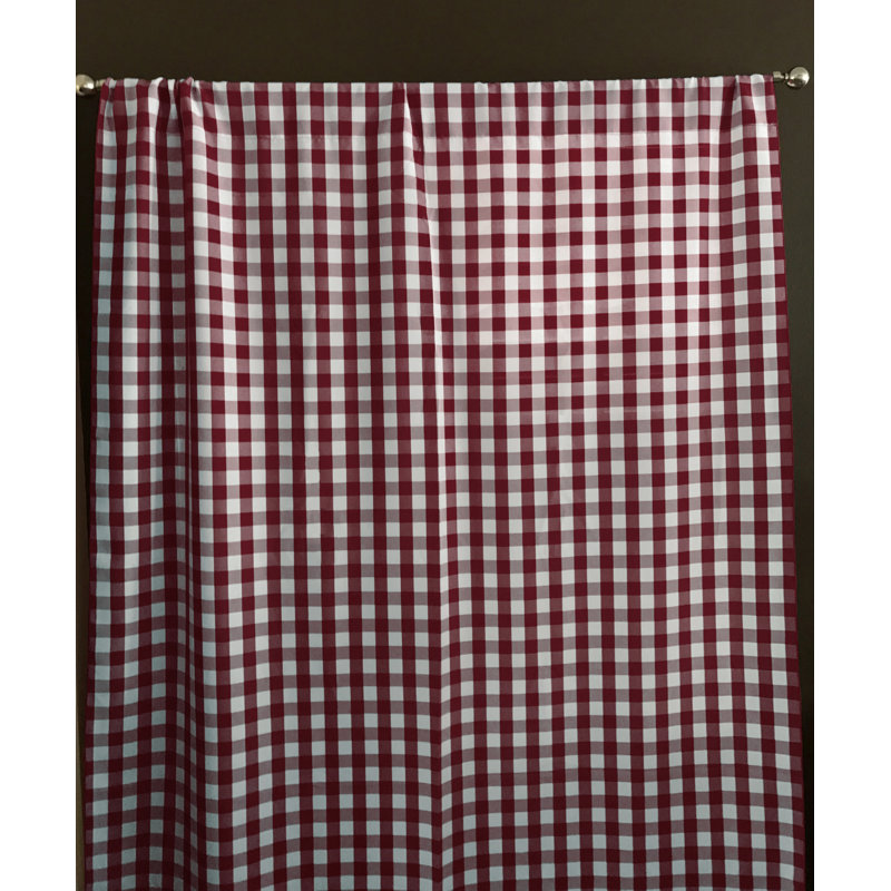 Lombard Room Darkening Curtain Single Panel, Burgundy, 56" x 84"