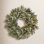 24'' Faux Pine Lighted Rattan Wreath