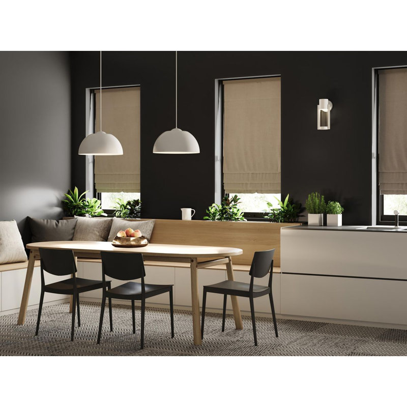Angeni 1 - Light LED Single Pendant, 8.88" H x 16" W x 16" D, White