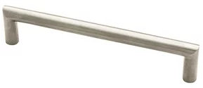 (25-Pack) 5" Straight Line Pull Stainless Steel