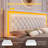 Jalna LED Lighted Upholstered Bed Frame with Bluetooth Sync Lights, Adjustable Headboard & 4 Storage Drawers, No Box Spring Needed, Easy Assembly,-1197959865-1146210903