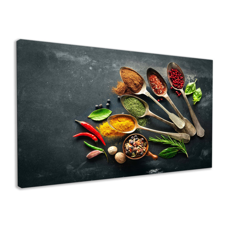 Food & Drink Collection Pinch Of Spice - Wrapped Canvas Print, 76cm H x 127cm W x 3.2cm D