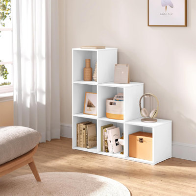 Runiya 90.5cm H x 90.5cm W Step Bookcase