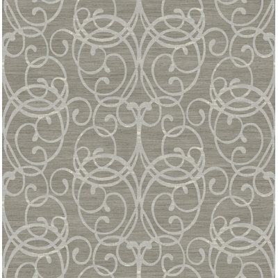 Ola Non-Pasted Damask Wallpaper Roll