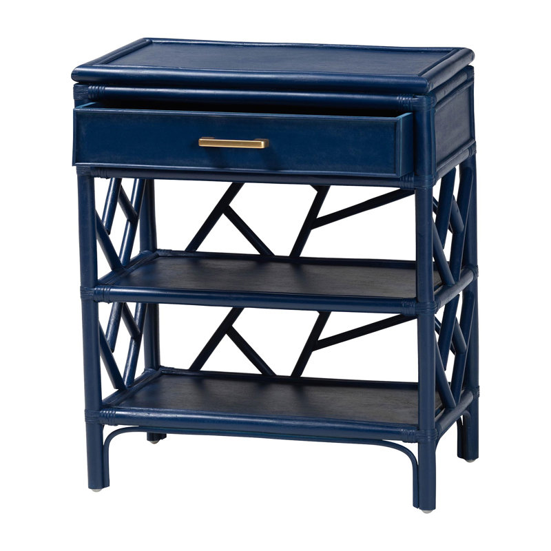 Table de chevet, Bleu
