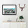 View of Reykjavik in Iceland in Abstract - Picture Frame Graphic Art Print