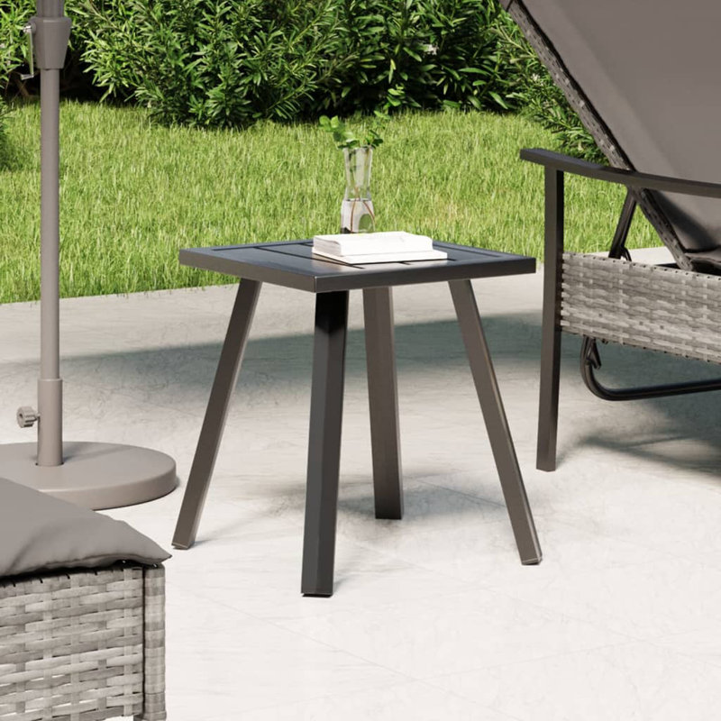 Carinne Square Metal Outdoor Coffee Table , 34cm cm W 34cm cm D