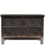 Hand Carved Vintage Chinese Reclaimed Wood Accent Chest or Low Sideboard Cabinet