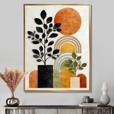 Orange, noir, bohémien, minimaliste, géométrique et botanique