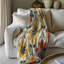 Nostalgic Tile Motif - 1 pièce Sherpa Premium-99537617