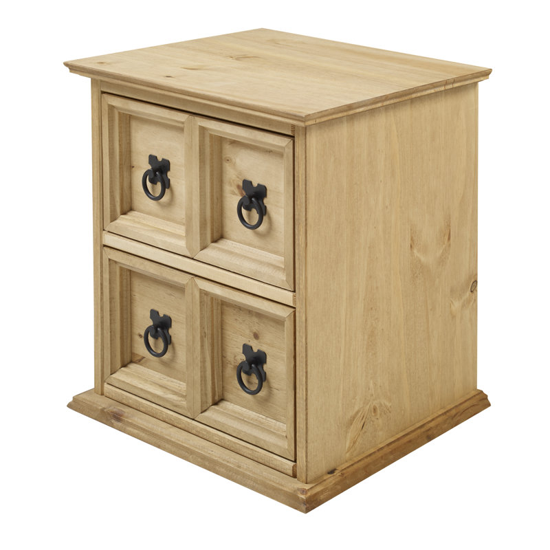 Bridewell Solid Wood 44cm H Media Shelves