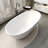 61'' x 30'' Soaking Solid Surface Bathtub