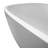 67" Solid Surface Soaking Bathtub