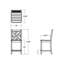 Chaise de comptoir Lakeside POLYWOOD Chippendale-9706041
