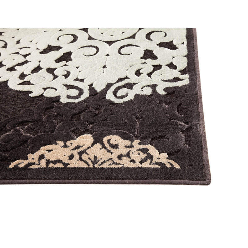 Tapis 5 pi x 8 pi en chenille gris anthracite, magnifique tapis, 90 po X 63 po, profondeur 0,25 po, chenille 15 lb, décoration fascinante, 90 po 63 po, 0,25 po d'épaisseur, lb