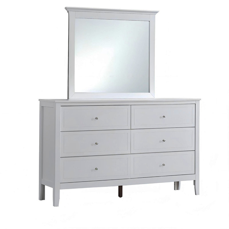 Commode Daniel G1317-D-90 (sans miroir), blanc