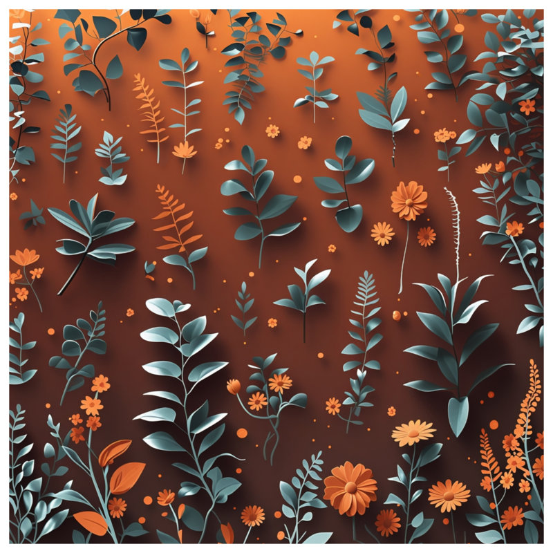 Coussin Floral, 26 po x 26 po
