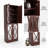 Tall Shoe Cabinet with Doors and Adjustable Shelves