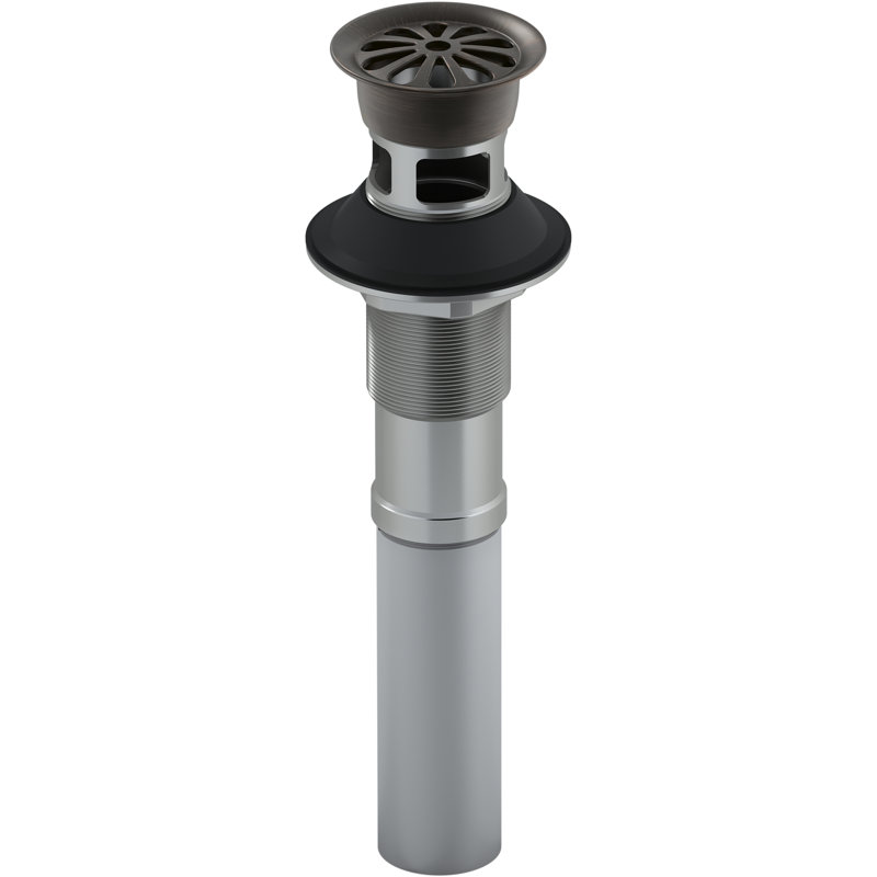 Grid Bathroom Sink Drain, Oil Rubbed Bronze, Yes