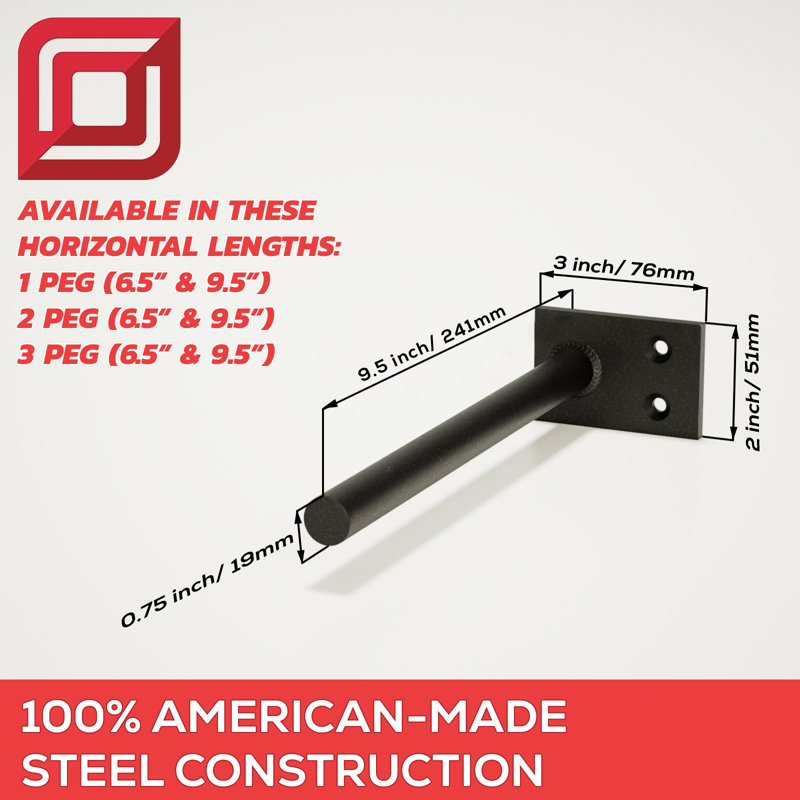 The Original™ Free Floating Shelf Standard Bracket, 2" H x 31.5" W x 6.25" D