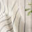Farmhouse Linen Blend Stripe Semi-Sheer Grommets Curtain Pair-118308997-129351454