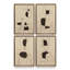 Ensemble de 4 imprimés «Lines of Stillness»-1117104533-1117104532