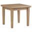Table de bout en bois massif Gundrath