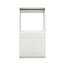Garde-robe en bois blanc avec quatre tiroirs 32 po Prosper