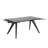 Noire Extendable Metal Base Dining Table