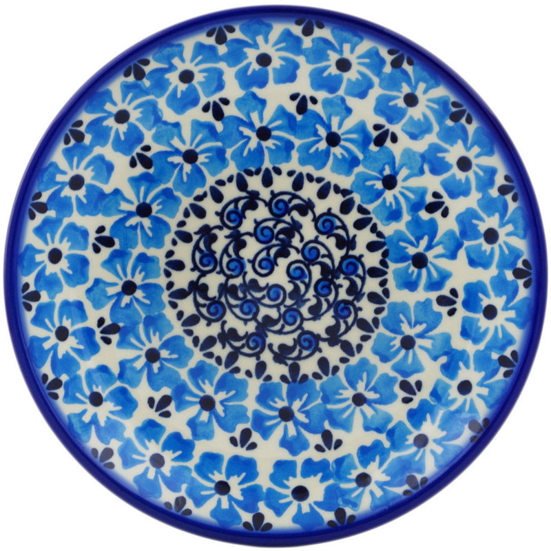 Assiette d’apéritif de poterie polonaise 7 "Repass