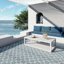 Carreau de porcelaine mat à motif 8 po x 8 po Summertime-111026019