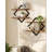 Floating Shelves, Set of 2 Wall Shelves, 2-Tier Hanging Shelves, Wall Shelf Set of 2, Wall Mounted Shelves, for Living Room, Bedroom, Kitchen, Office, Study