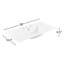 Lavabo de salle de bain 36 "Cayman