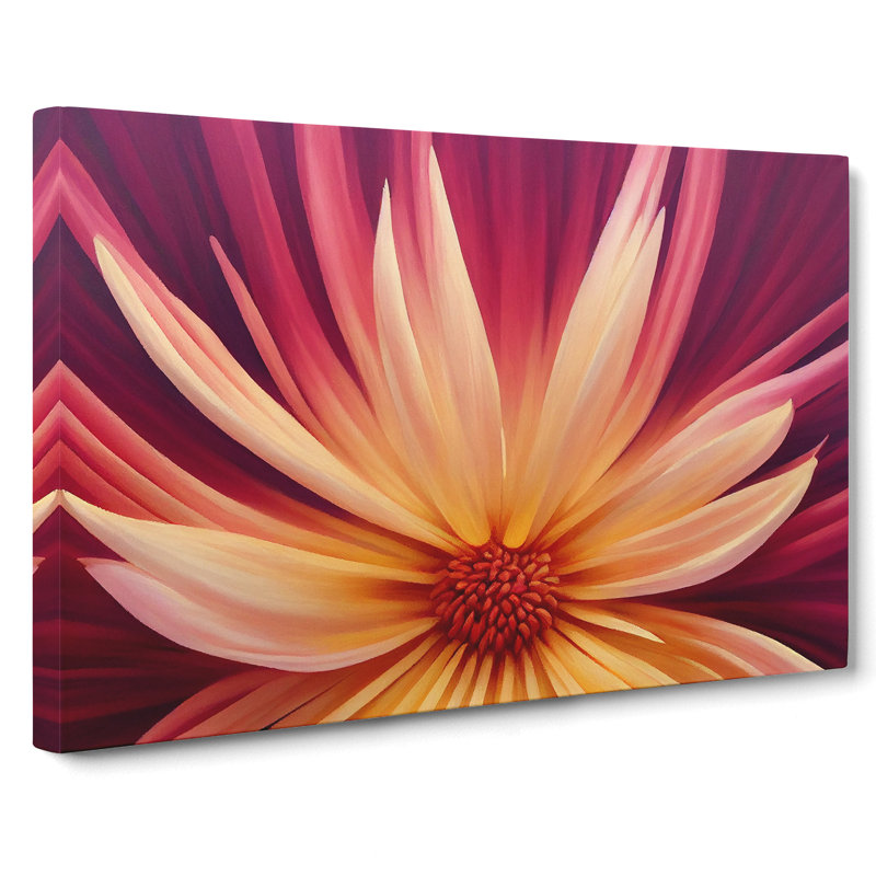 Desirable Flower - Wrapped Canvas, 35cm H x 50cm W x 3cm D