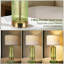 Lampes de chevet modernes en verre 27 "avec ports USB A + C-2057578747