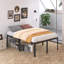 Structure de lit 24 po avec pieds d'angle arrondis-987018763