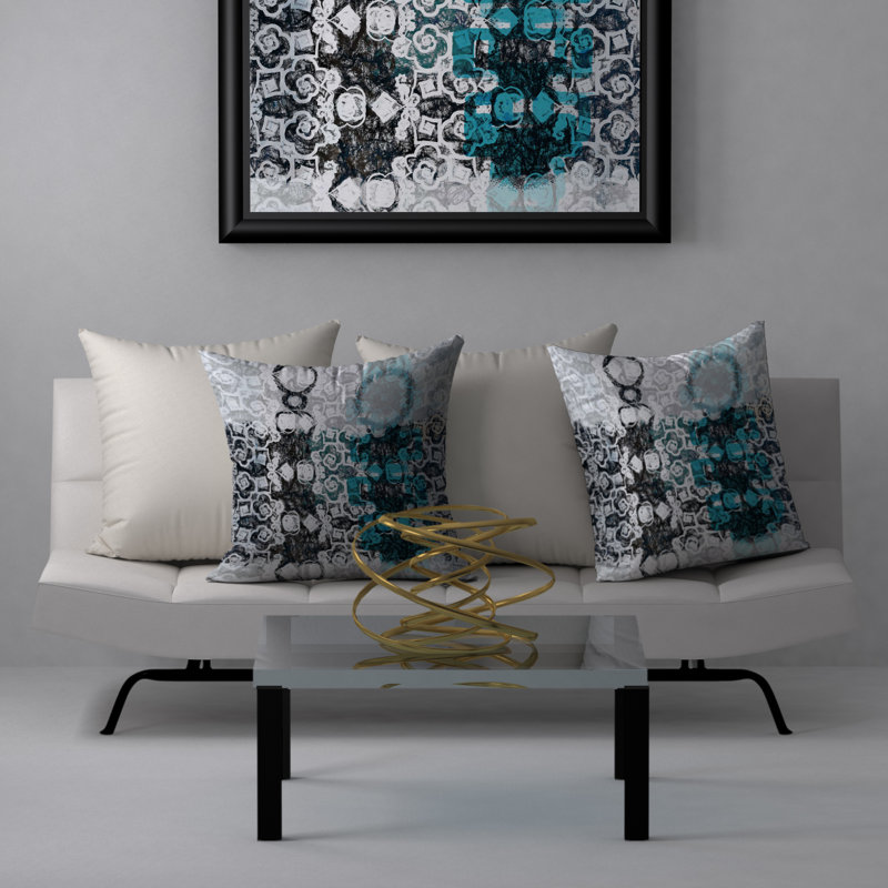 Housse de coussin carrée/insert, 24 po x 24 po