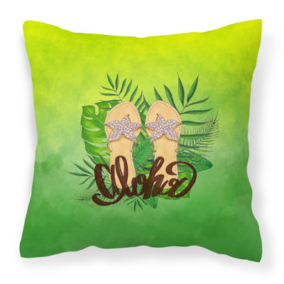 Coussin décoratif intérieur/extérieur à bascule aloha