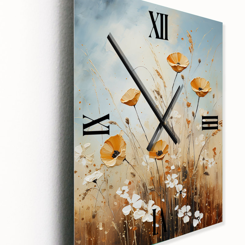 Jazzmin - Horloges murales florales, Moyen