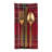 Trotwood Polyester Plaid Square Napkin