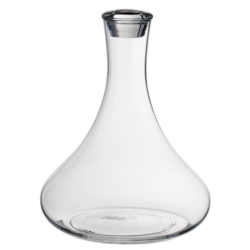 Villeroy & Boch Purismo Wine Decanter, 11" H x 8.25" W x 8.25" D