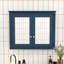 Armoire de salle de bain moderne à miroir - Conception murale avec rangement dissimulé-1823868072
