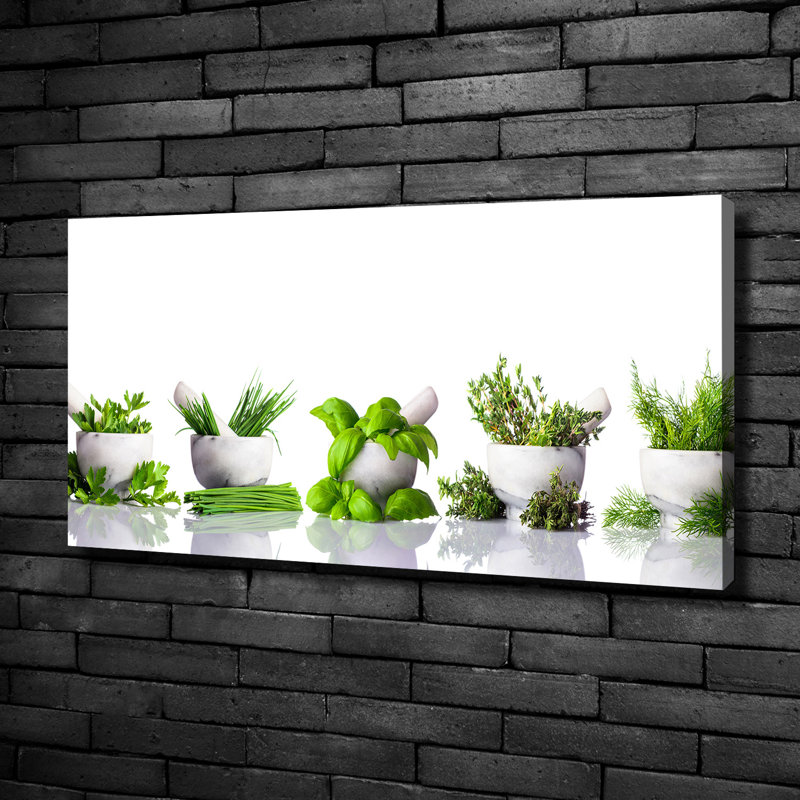 Herbs - Wrapped Canvas Print