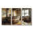 Toile naturelle avec cadre flottant